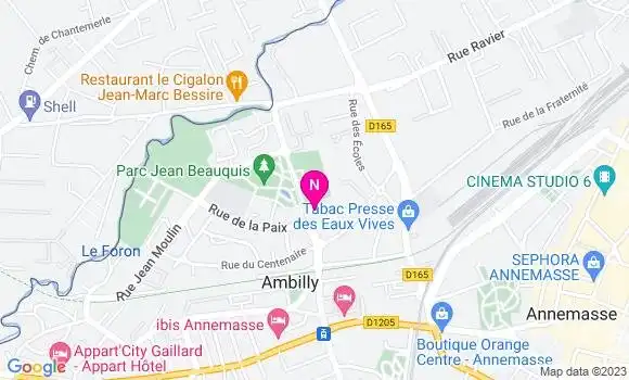 Localisation Mtre Nevot Lucie