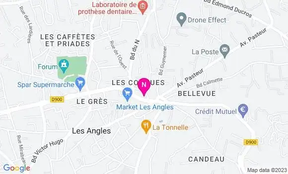 Localisation Mtre Fermaud Maguelonne