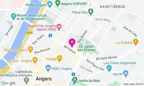 Localisation Mtre Poupin Estelle