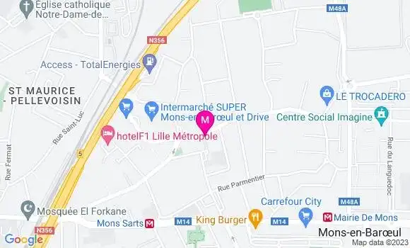 Localisation Mtre Perard Raux Mélanie
