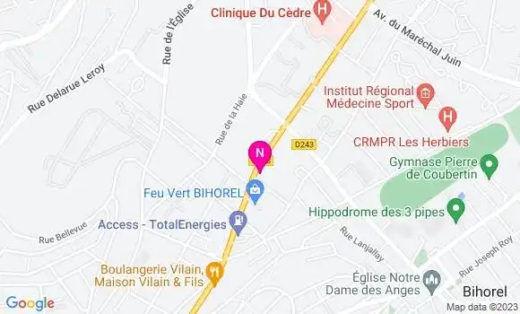 Localisation Mtre Daveaux Isabelle