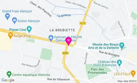 Localisation Mtre Beaussart Houdayer Betty