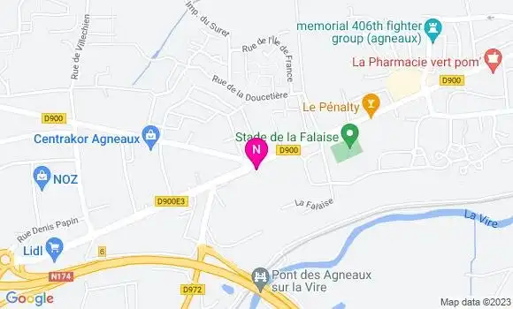 Localisation Mtre Leclercq Odile