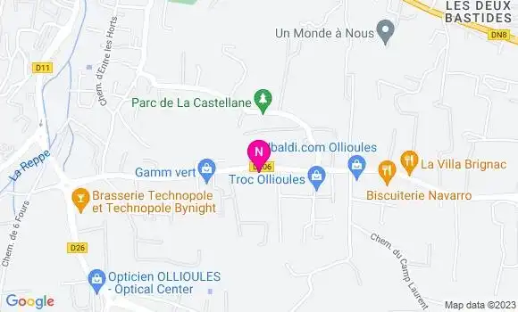 Localisation Mtre Gilson Caroline