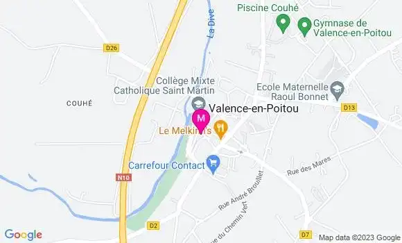 Localisation Mtre Guillet Pauline