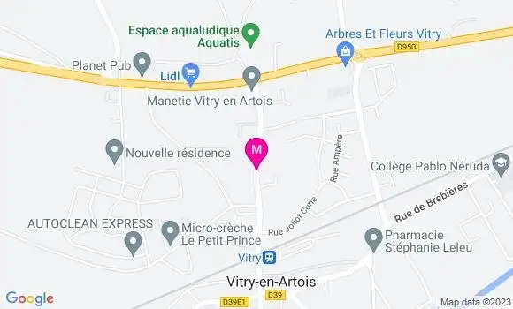 Localisation Mtre Demaret Anne