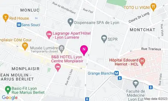 Localisation Mtre Fontanille Lomick