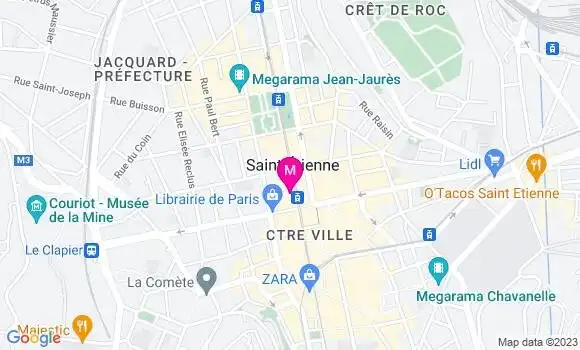Localisation Mtre Duron Pierre Antoine