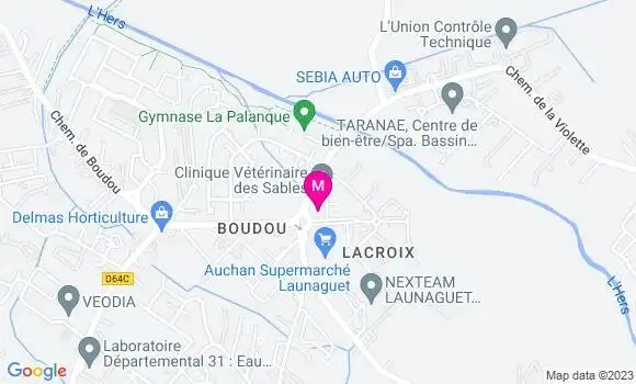 Localisation Mtre Lagarrigues Dubroca Eugénie