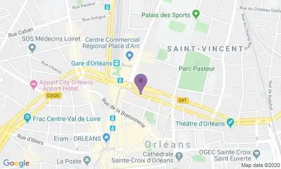 Localisation Mtre Briday Lelong Laurence