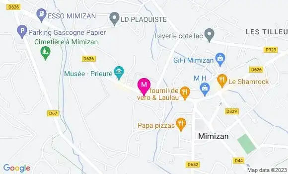 Localisation Mtre Corsan Clémentine