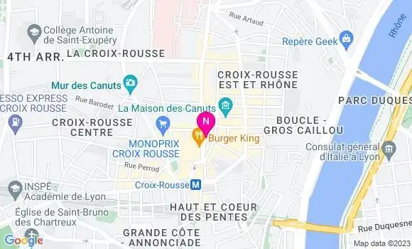 Localisation Mtre Roudiere Yannick