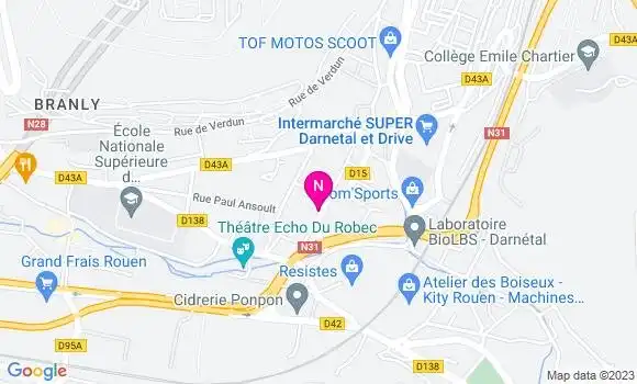 Localisation Mtre Caudron Ostrovidow Sandra