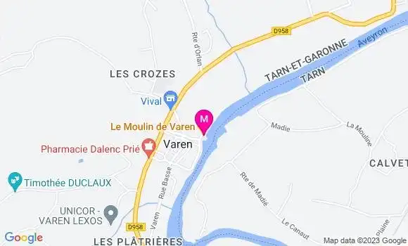 Localisation Mtre Rega Sandrine