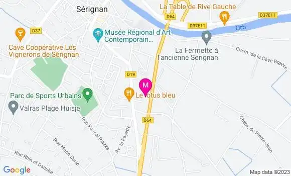 Localisation Mtre Delnondedieu Elsa