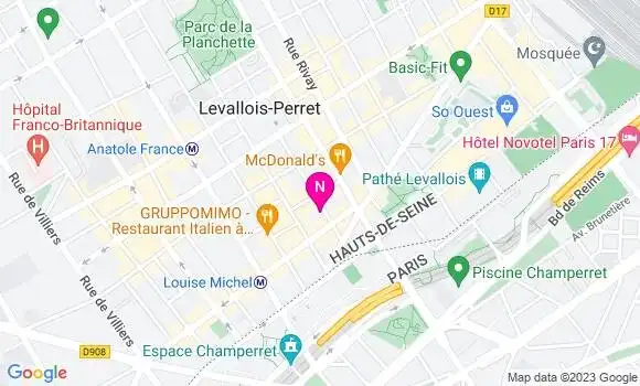 Localisation Mtre Serrero David