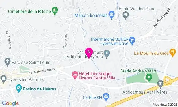 Localisation Mtre Monel Fanny