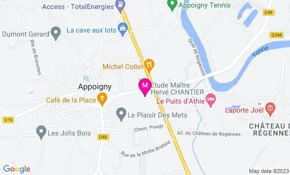 Localisation Mtre Betremieux Dominique