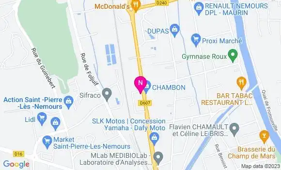Localisation Mtre Traynor Marin Axelle
