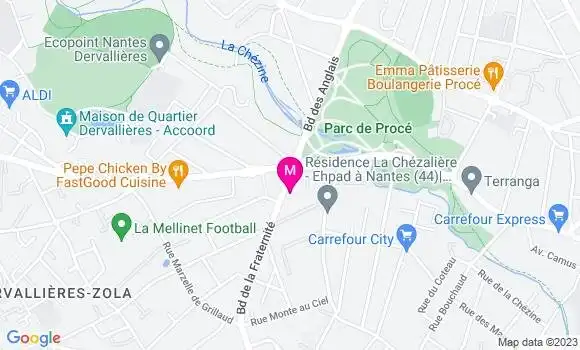 Localisation Mtre Cavaille Palmyre