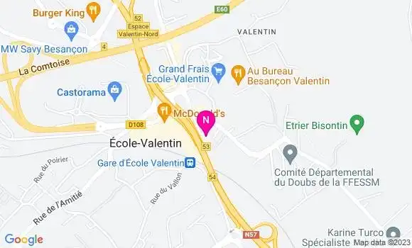 Localisation Mtre Vichard Lechat Mathilde