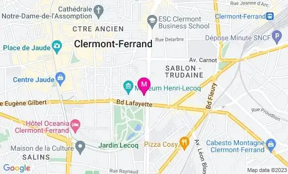 Localisation Mtre Eymard Elodie