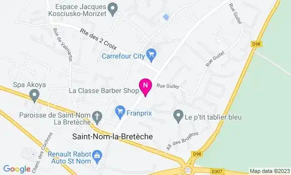 Localisation Mtre Vinot Laurence