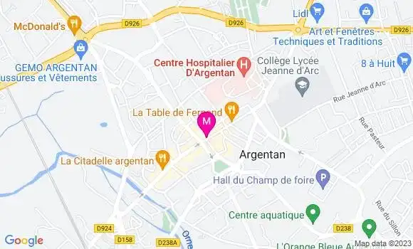 Localisation Mtre Le Bras François