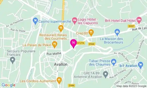 Localisation Mtre Da Silva Sylvie
