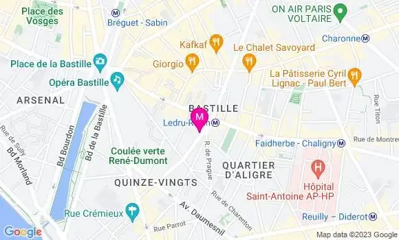 Localisation Mtre Arlie Pierre Yves