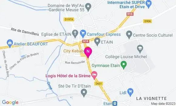 Localisation Mtre Bechamp Saillet Maude
