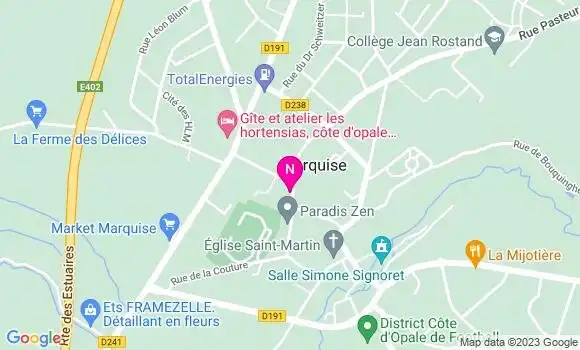 Localisation Mtre Tipp Maud