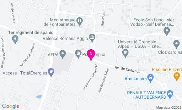 Localisation Mtre Martin Jean Charles
