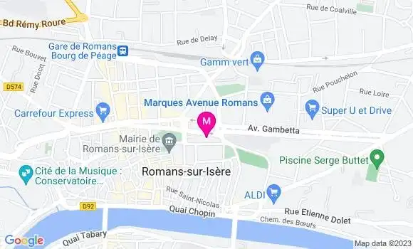 Localisation Mtre Bardon Vanessa