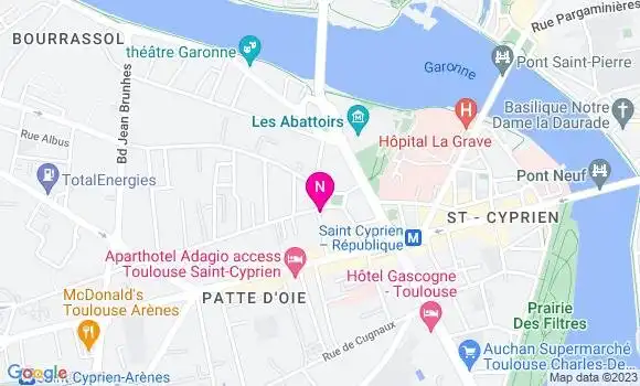 Localisation Mtre Rastrelli Ugo
