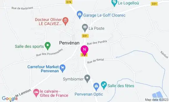 Localisation Mtre Léna Lanwenn