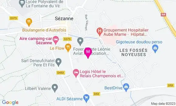 Localisation Mtre Baglin Huy Ingrid