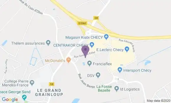Localisation Mtre Misson Xavier