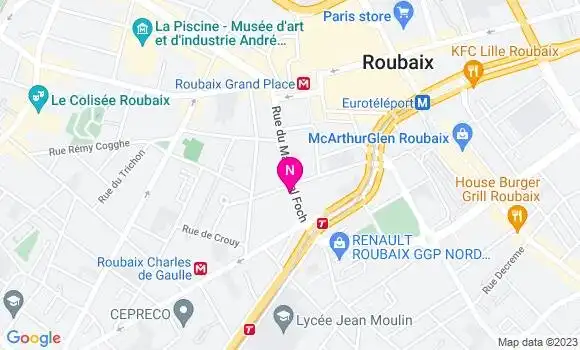 Localisation Mtre Ypreeuw Capucine