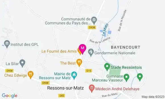Localisation Mtre Martin Hélène