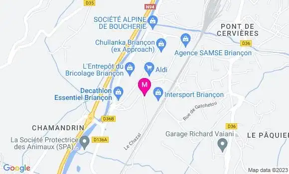 Localisation Mtre Petrolesi Cros Laurence