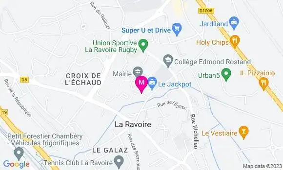 Localisation Mtre Cret Romain