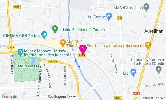 Localisation Mtre Lefort Patrick