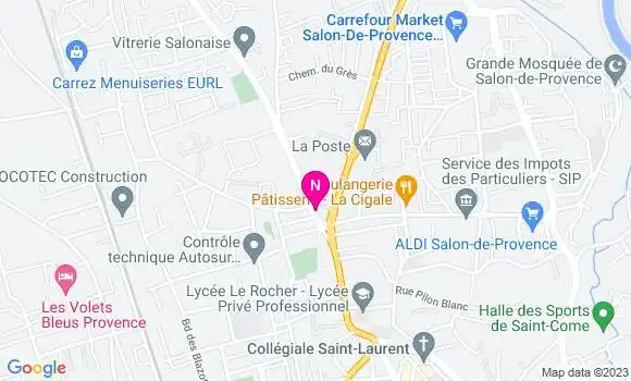 Localisation Mtre Marchesan Sophie