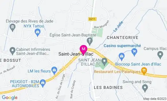 Localisation Mtre Thollas Romain