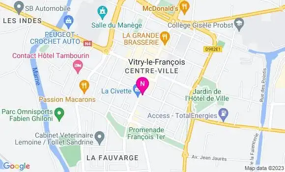 Localisation Mtre Glad Guillaume