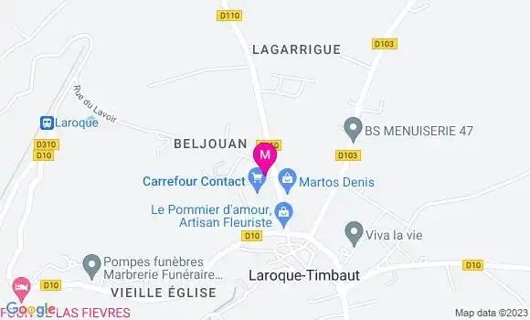 Localisation Mtre Raffin Vincent