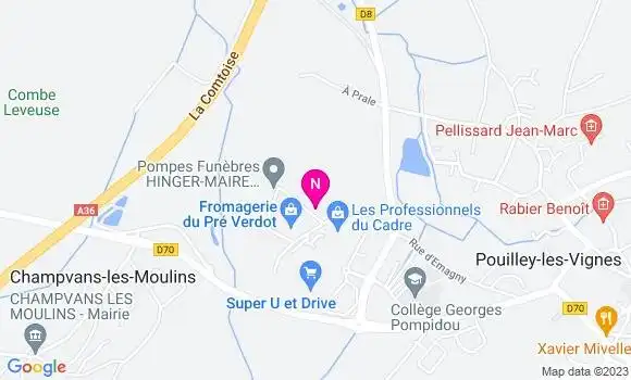 Localisation Mtre Monget Patricia