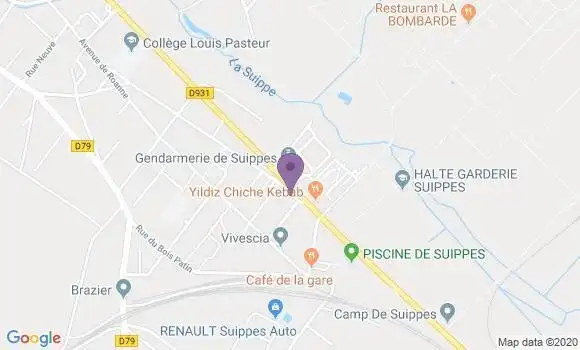 Localisation Mtre Roussel Laurence