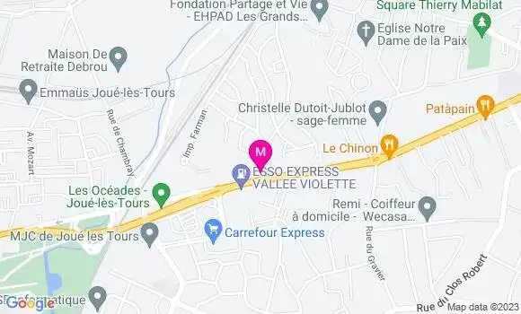Localisation Mtre Itier Marie Pierre
